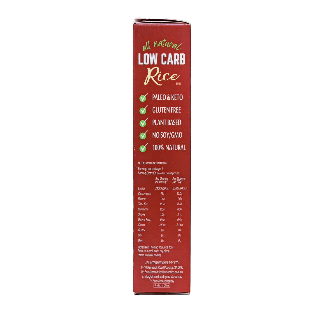 Zero Low Carb Rice ZERO Low Carb Rice 160g – Plum Organics Papamoa