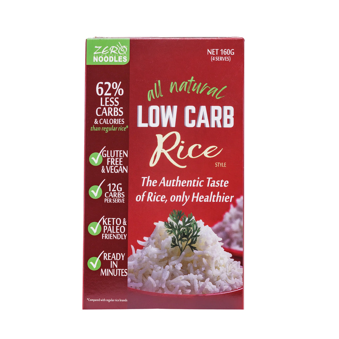 Zero Low Carb Rice ZERO Low Carb Rice 160g – Plum Organics Papamoa