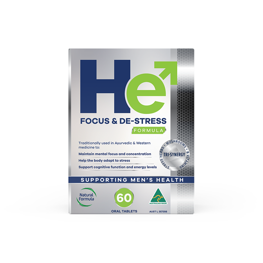 He Focus & De-Stress 60 Tabs (Exp 2/25)