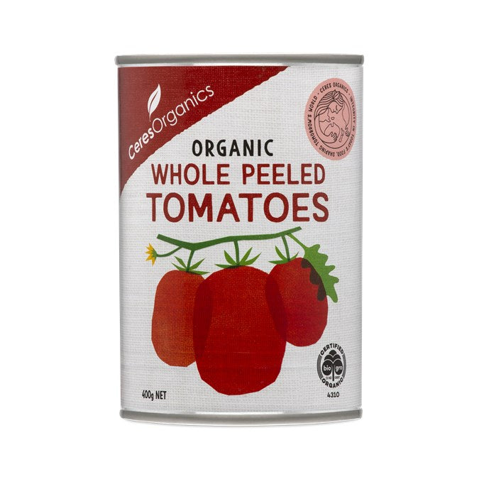 Org Whole Peeled Tomatoes 400G