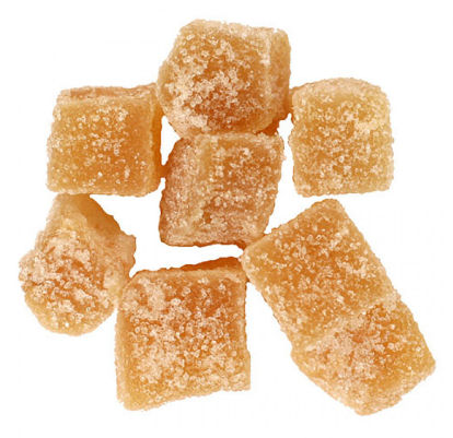 Ginger Crystallised Cubes 100G