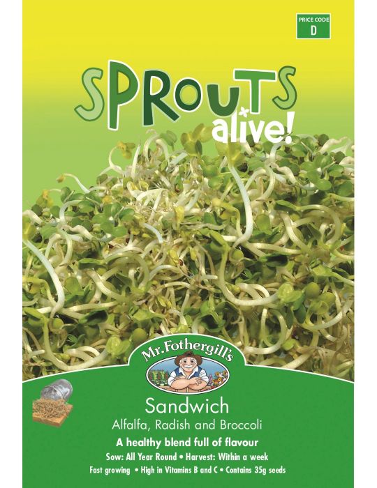 Sandwich Sprouts Alive