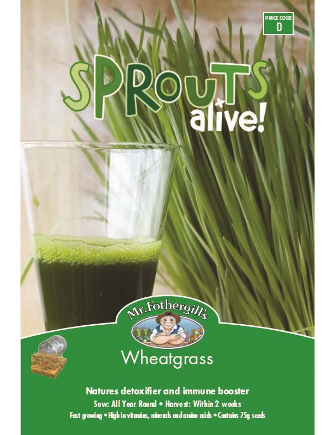 Wheatgrass Sprouts