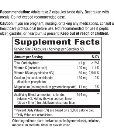 Acid-A-Cal Formula 100 caps
