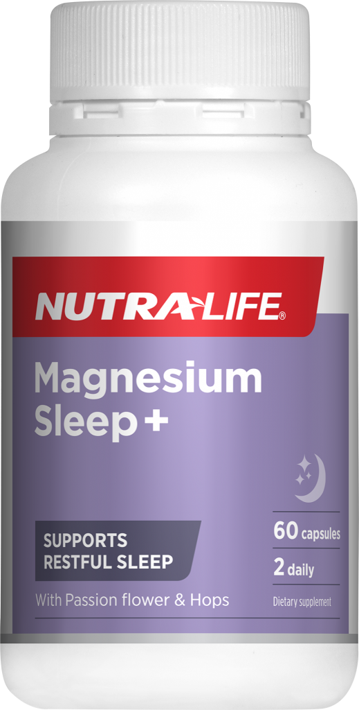 Magnesium Sleep+ 60 Caps – Plum Organics Papamoa