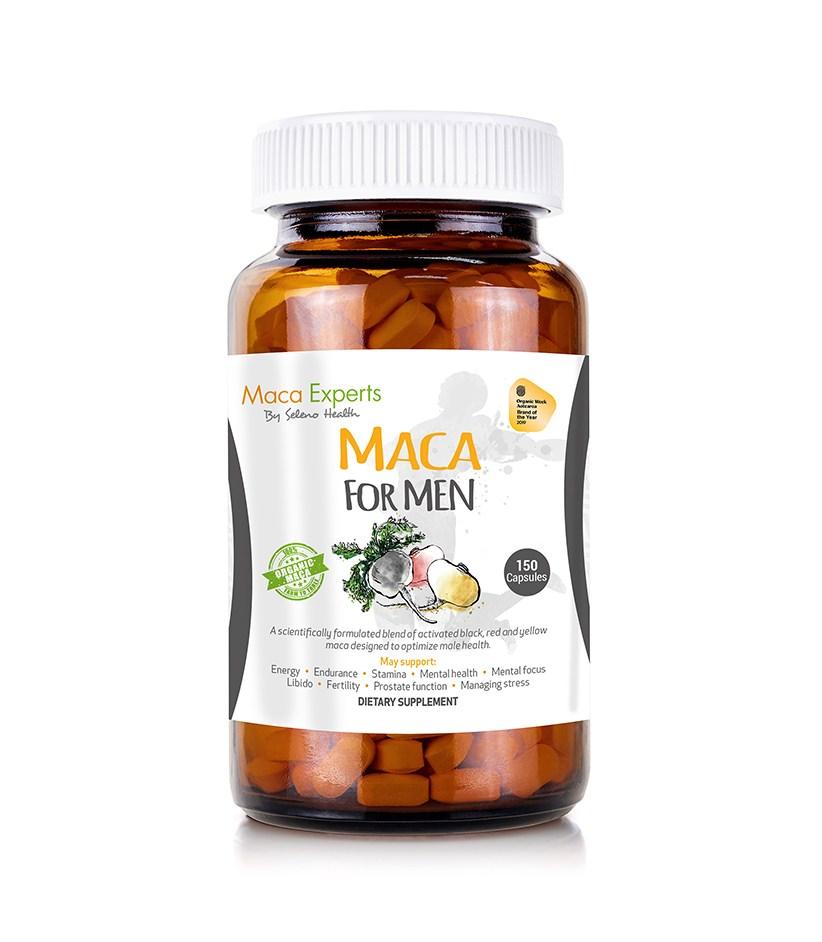 Maca Organic For Men 150 Caps