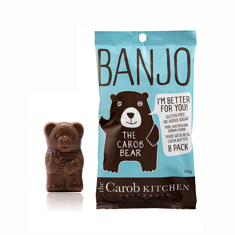 Banjo Bears Carob Milk 8 Pack