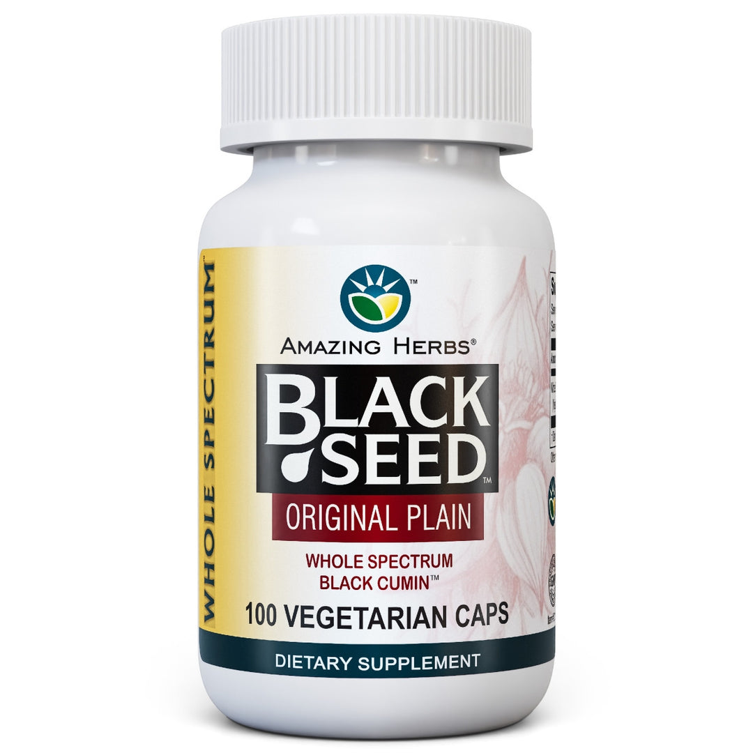 Whole Spectrum™ Black Seed Original Plain 100 Vegetarian Capsules