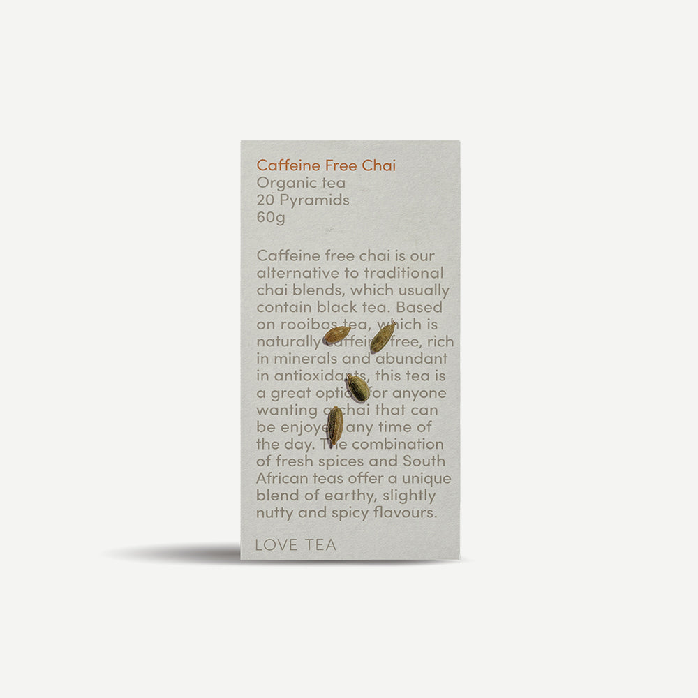 Love Tea Chai Caff Free 20