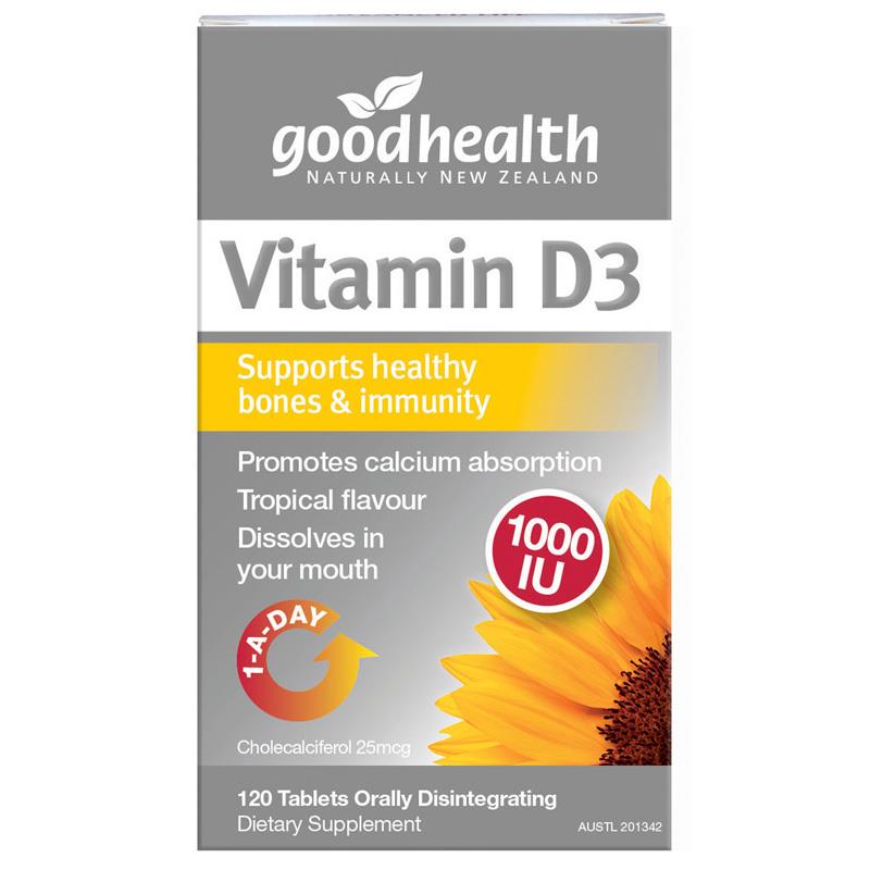 Vitamin D3 120 Tabs