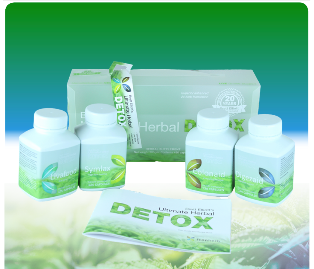 Brett Elliott'S Ultimate Herbal Detox Kit - 480 Capsules