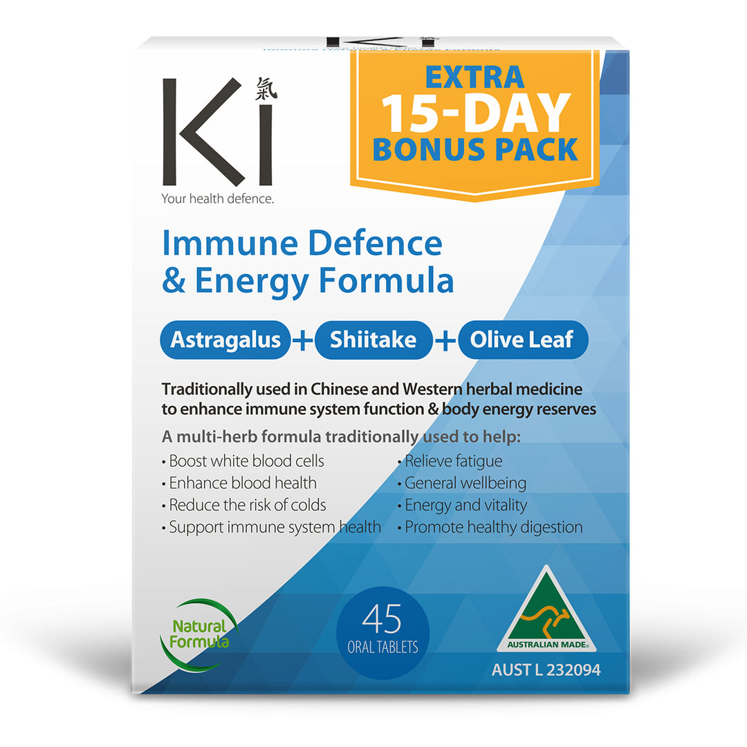 Ki Immune Defence+Energy Extra 15-Day Bonus Pack 45Tabs