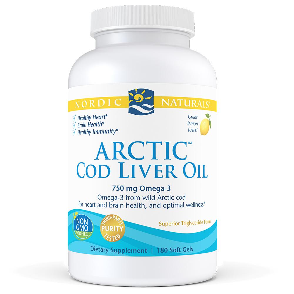 Cod Liver Arctic Lem 180 Gels