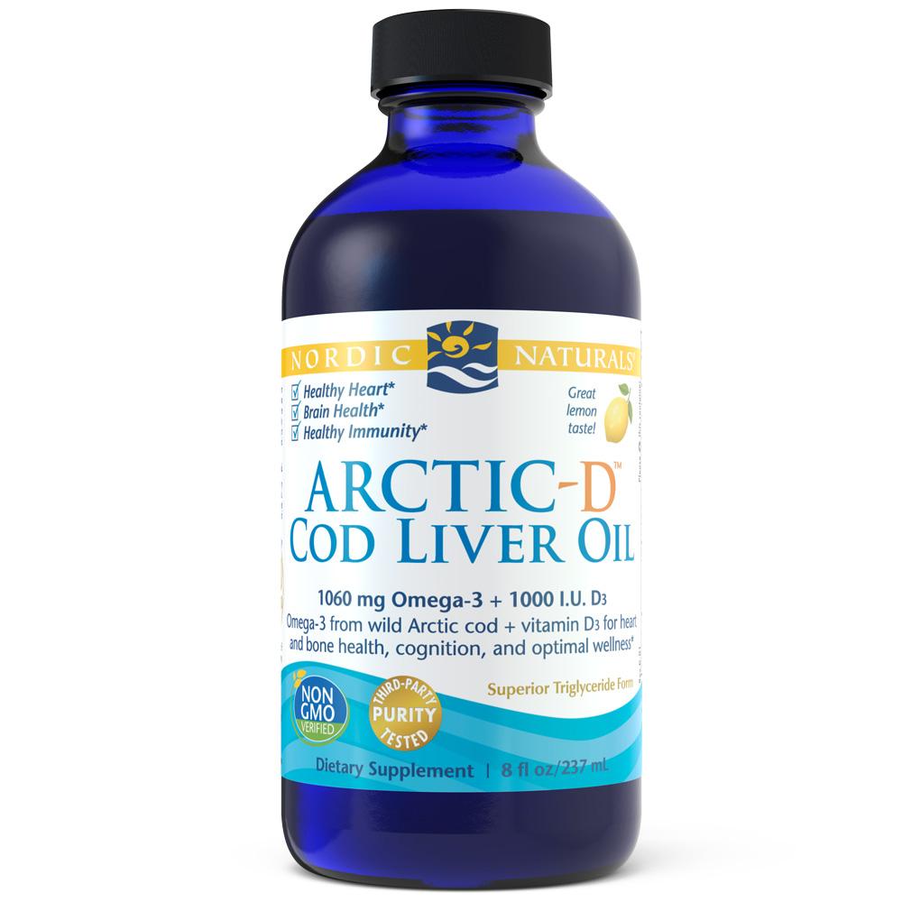 Cod Liver Arctic D Lem 237Ml