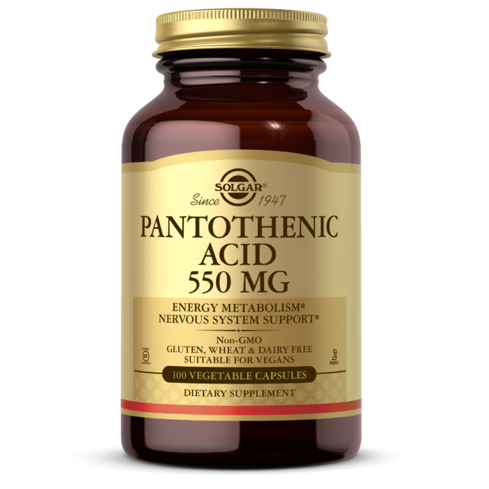 Pantothenic Vit B5 550Mg 50Cap