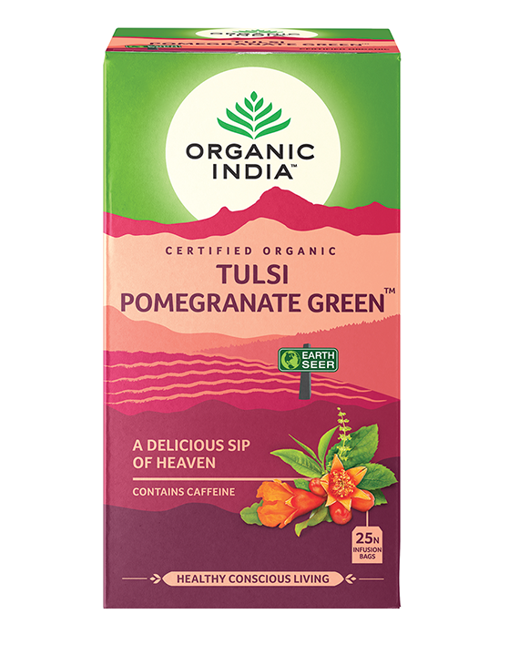 Tulsi Pomegranate Green Tea 25 Tbags
