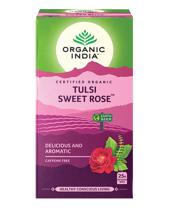 Tulsi Sweet Rose Tea 25 Tbags