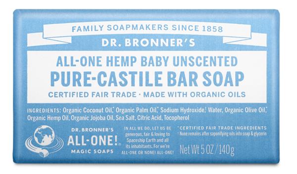 Baby Unscented Bar Soap 140G