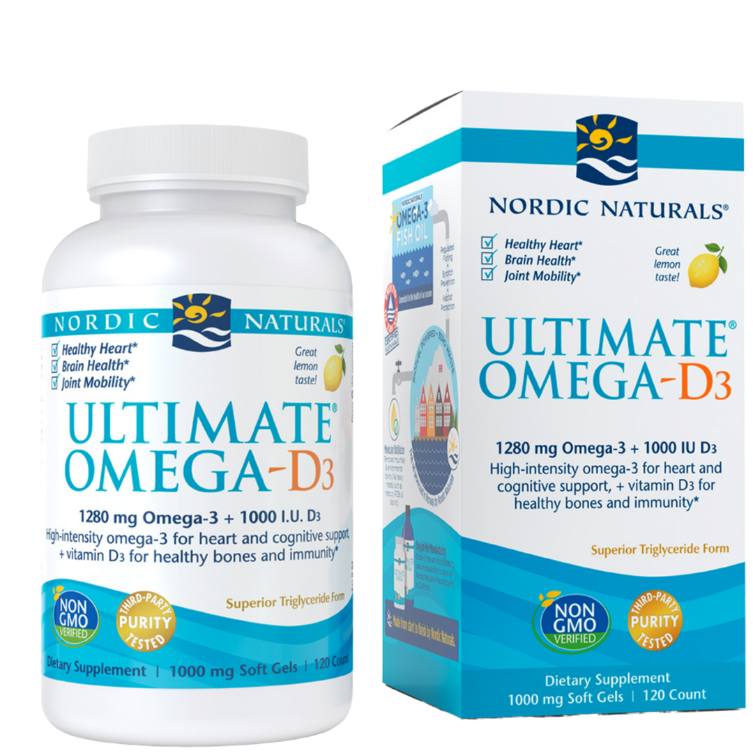Ultimate Omega D3 Lemon 120Sg