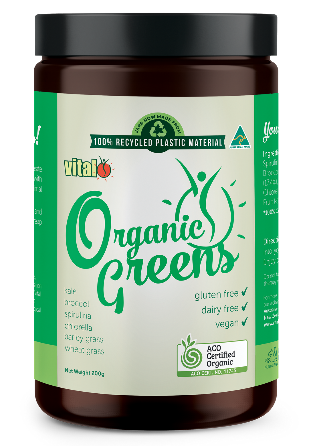 Vital Organic Greens 200G