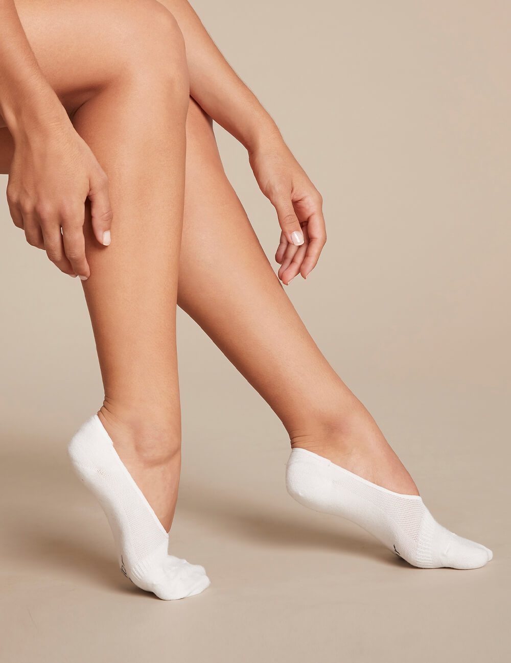 Socks Womens Hidden White