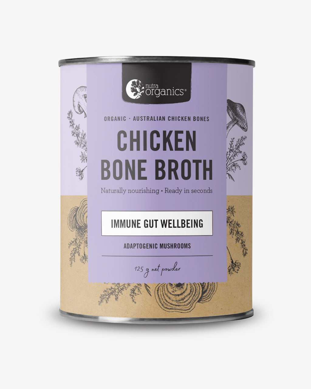 Chicken Bone Broth Homestyle Mushroom 125G