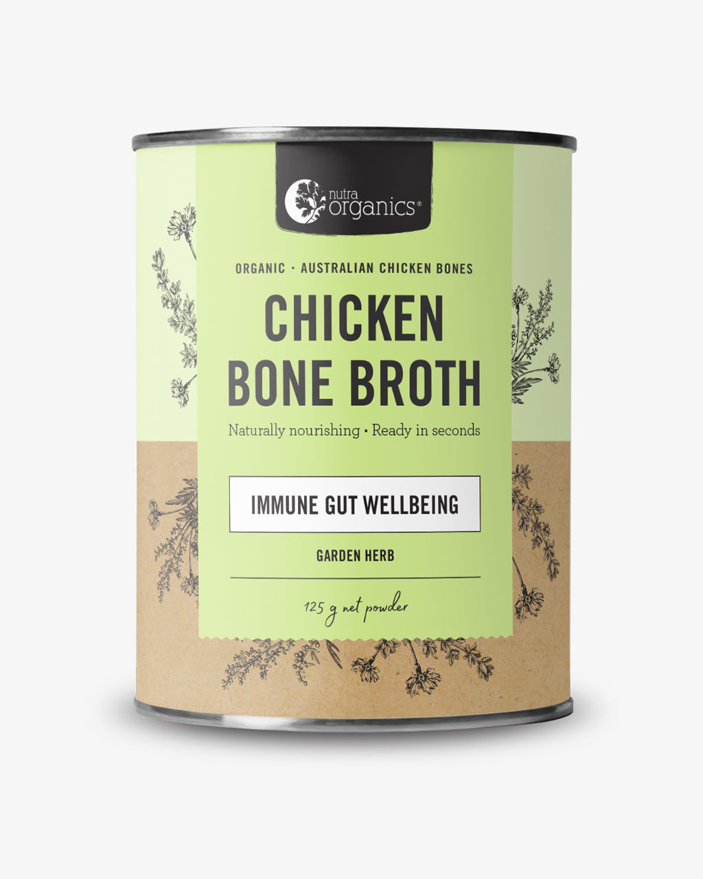 Chicken Bone Broth Garden Herb 125G