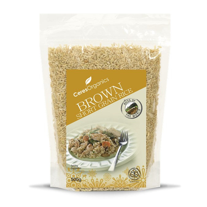 Bio Short Grain Brown Rice 500G