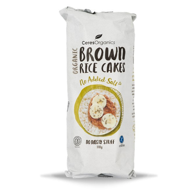 Brown Rice Cakes No Added Salt 110G